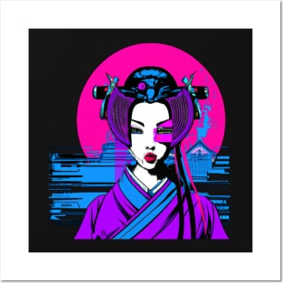 Geisha Samurai Posters and Art